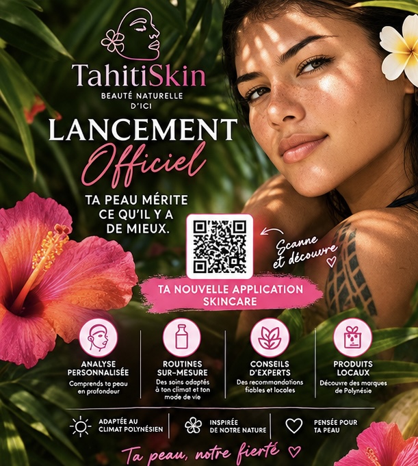 Portrait TahitiSkin dans une lumière tropicale